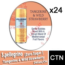 (Zero Sugar) S.Pellegrino Tangerine & Wild Strawberry